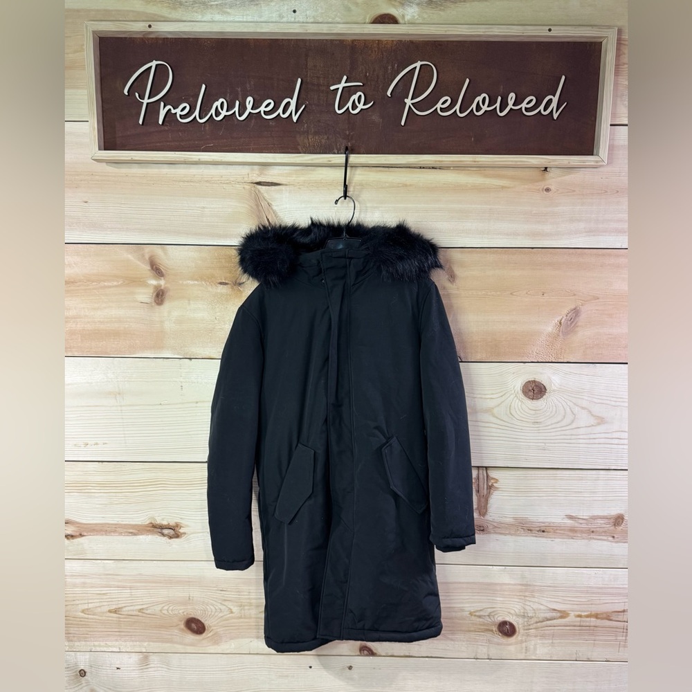 NWOT Zara Sherpa Lined Parka Coat